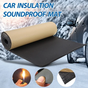 

1Roll 200cmx50cm 3mm-30mm Car Home Soundproof Deadening Truck Anti-noise Sound Insulation Cotton Heat Closed Cell Foam Deadener