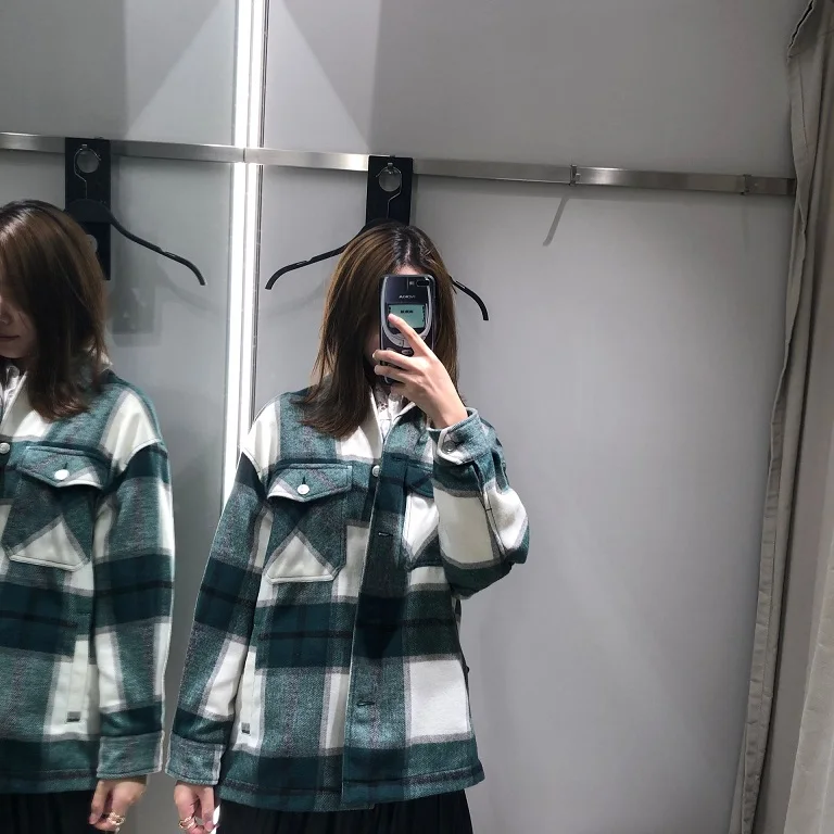 Koop 2019 Winter Jassen En Jacks Vrouwen Leuke Plaid Jas Losse Koreaanse Jassen Dames Oversized Jas Winter Jassen Vrouwelijke Herfst