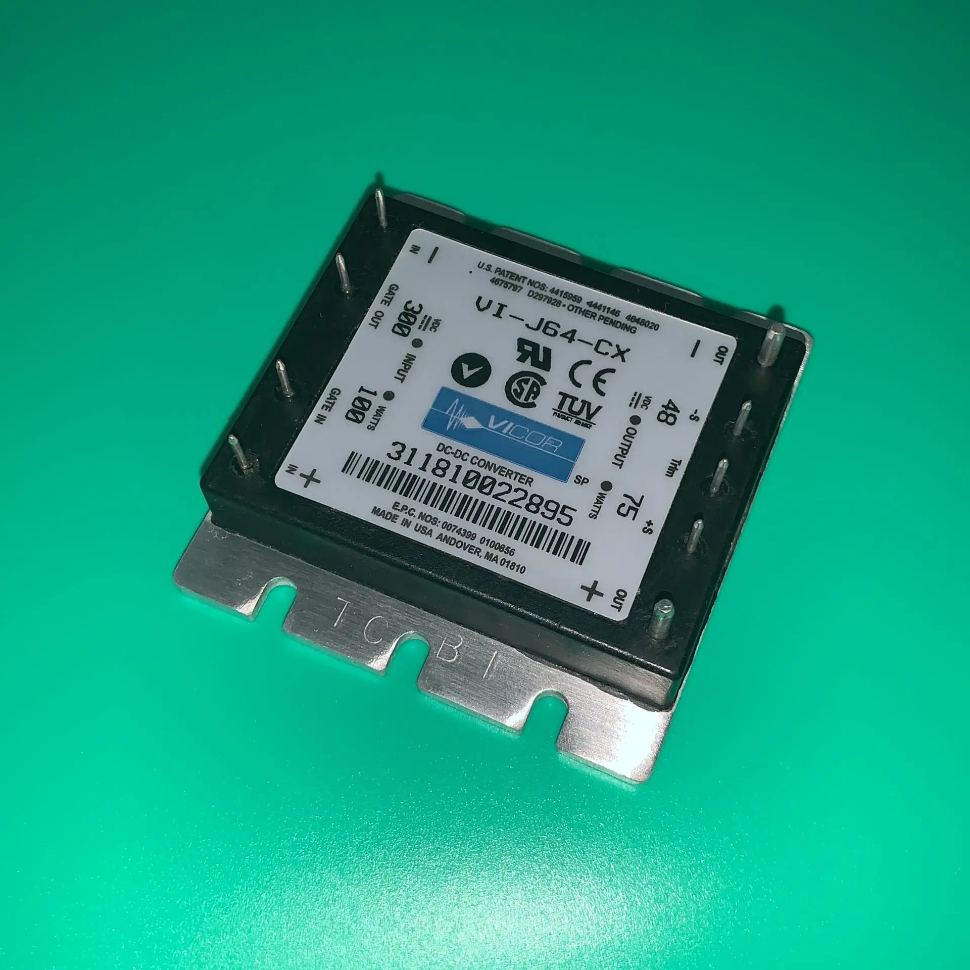 

Φ конвертер 48V 75W VI-J64-CX модуль IGBT DCDC преобразователи 25 до 100 Вт версии
