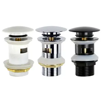 

Copper Sink Pop-up Drain Stopper Basin Cap Washbasin Plug for Home Bathroom Kit