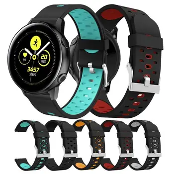 

Flexible Silicone Smart Watch Band Bracelet Wrist Strap for Samsung Galaxy Watch Active Accessories Easy Install Wristband Parts