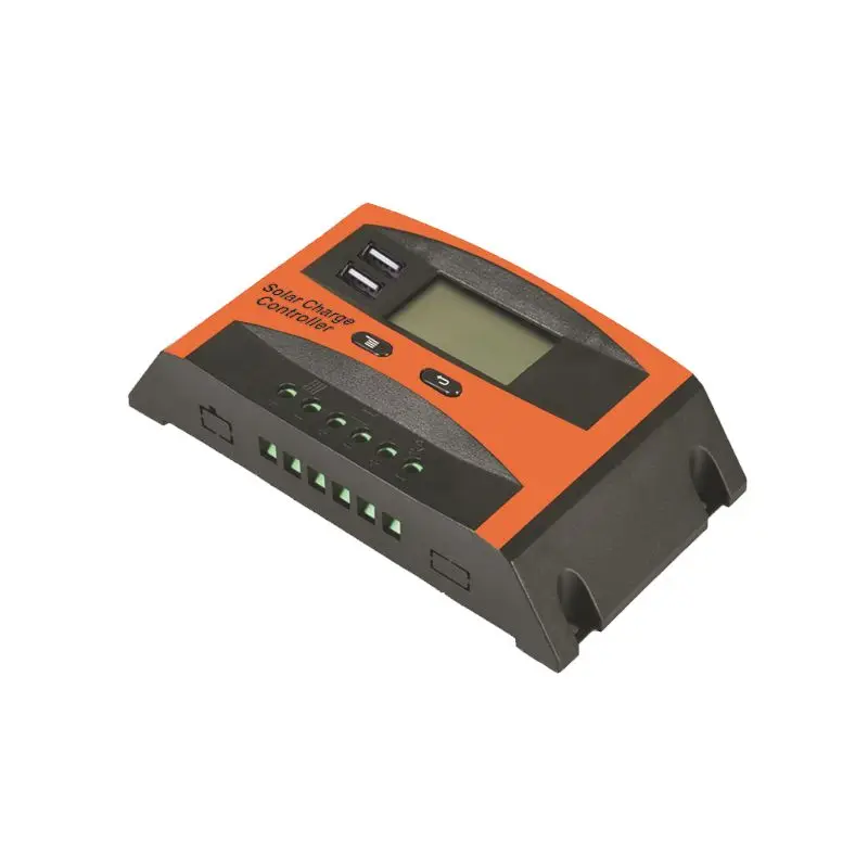

20/30A Solar Energy Controller LCD Dual USB Solar Cells Panel Charge Regulator