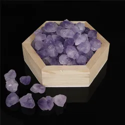 2cm Natural Irregular Amethyst Flower Crystal Mineral Crushed Stone Jewelry Making Bracelet Necklace Decoration