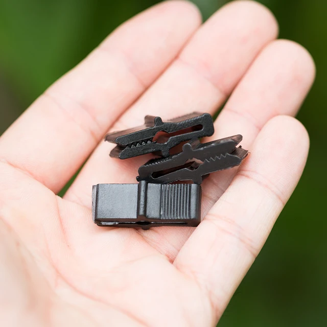 Tewango 100Db-Csomag Üvegházhatású Készletek Műanyag Film Klipek Mylar Fix Bilincsek - Image 2