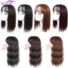 3D Bangs Invisible Seamless Head Hair Water Ripple Wig Air Bangs Head Overhead Natural Invisible Replacement Cover White Hair ► Photo 2/6