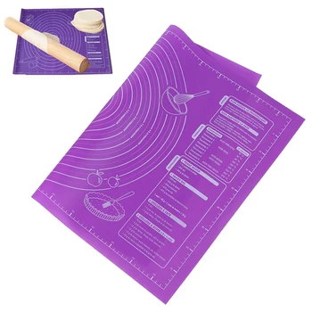 

45x60cm Non-Stick Silicone Pad Baking Sheet Dough Mat With Scale Pastry Mat