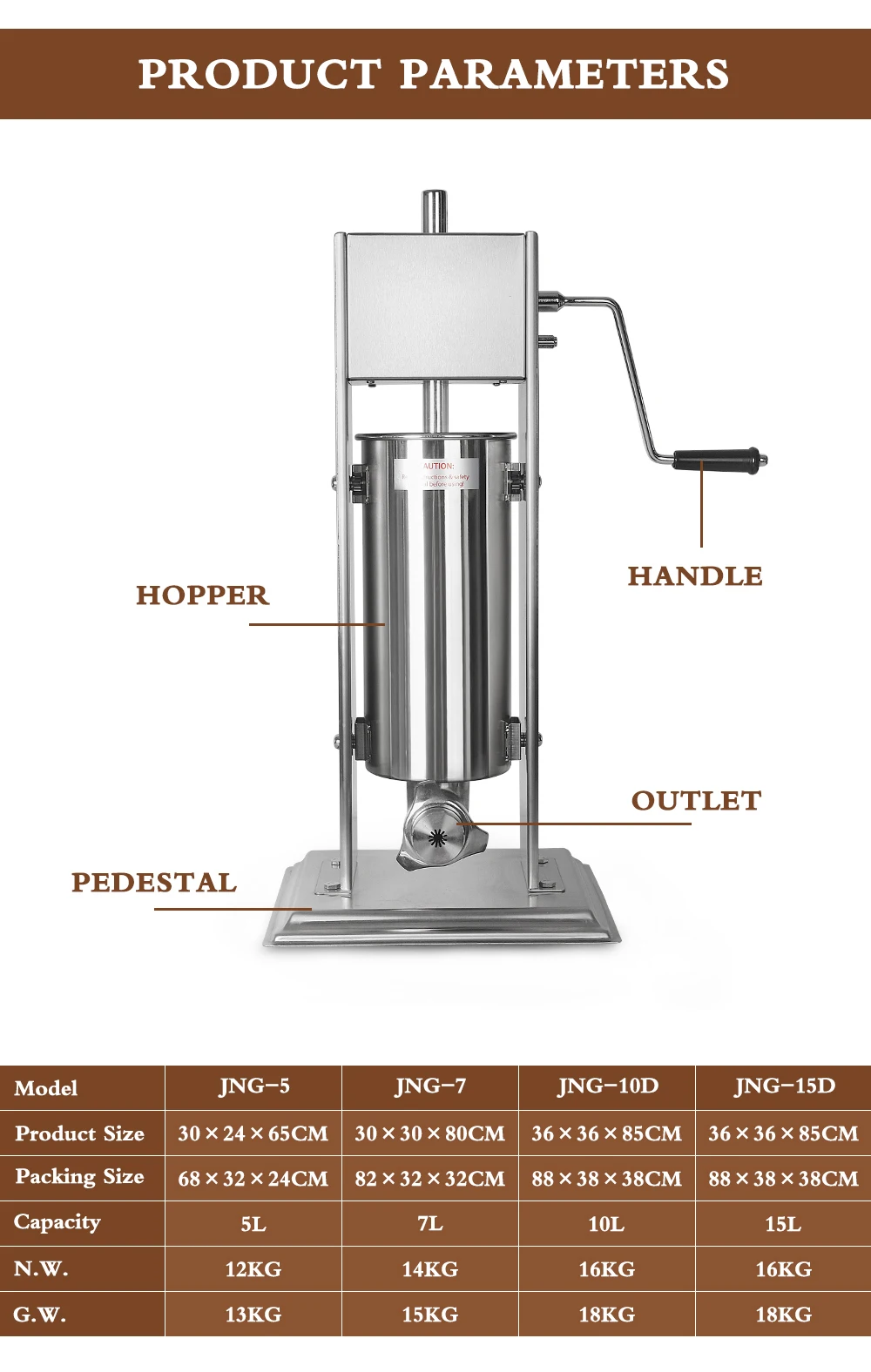 ITOP 5L/7L/10L/15L испанский чуррера Чуррос Машина из нержавеющей стали с 4 стилями сопла кухонный комбайн жареное тесто закуски