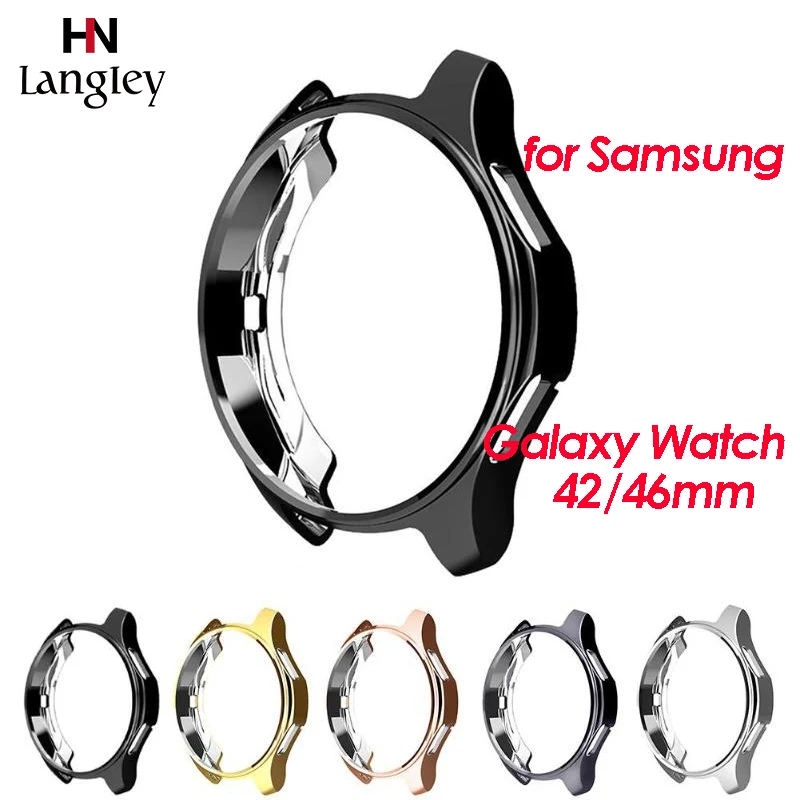 Тонкий чехол из ТПУ для Samsung Galaxy Watch 46 мм 42 мягкие Защитные чехлы Gear S3 аксессуары