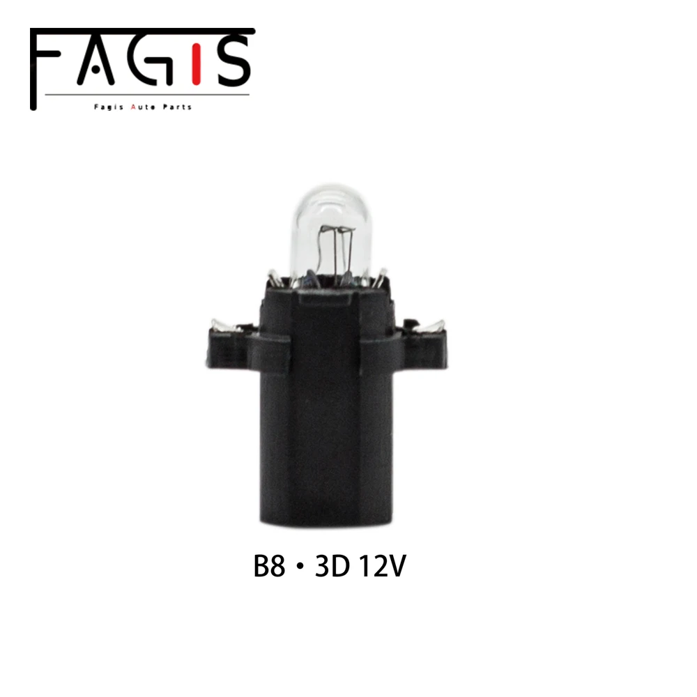Fagis 10 Pcs B8.3D B8.3 12V 1.2W 24V 1.2W ҷΰ  ڵ г  ӵ   ڵ    