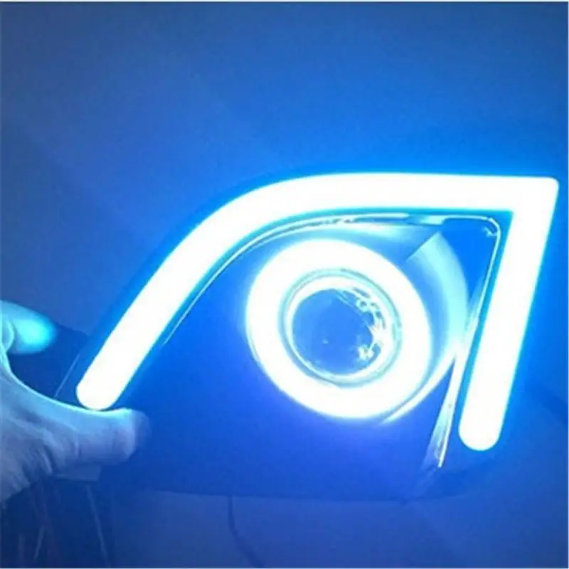 Лампа для дневных ходовых автомобилей Аксессуары Neblineros Para Led авто освещение передние противотуманные фары 14 15 16 для Toyota Lewin