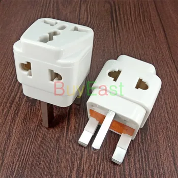 

5 PCS UK British HongKong Travel Adapter Type G, 2 Way Outlet BS1363 13 Amp Fused Change EU/China/AU/US/UK/to UK plug WT