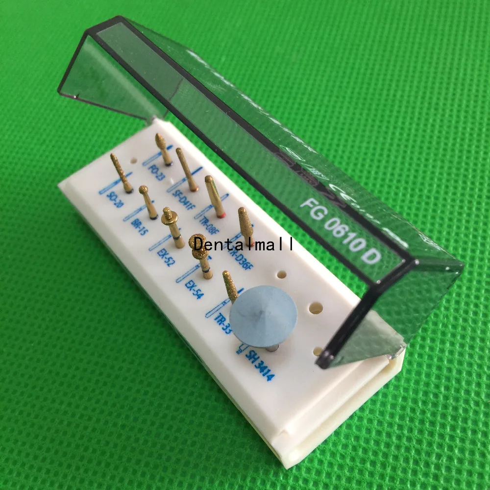 10PCS/KIT Dental Burs Preparation Kit for anterior and ceramics zirconia crowns | Красота и здоровье