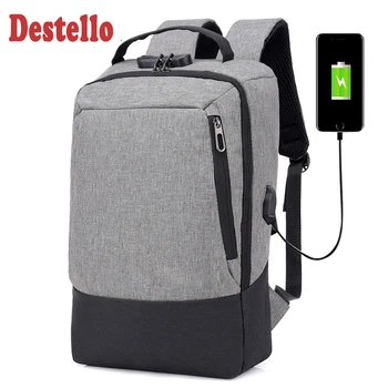 

Fashion men 15.6 inch usb charging anti theft business laptop backpack larger capaticy multifunction travel backpack bags