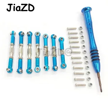 

Metal Servo Linkage Pull Rod for WLtoys 144001 1/14 RC Car Servo Linkage Adjustable Lever Steering Tie Rod Set Upgrade Parts Y09