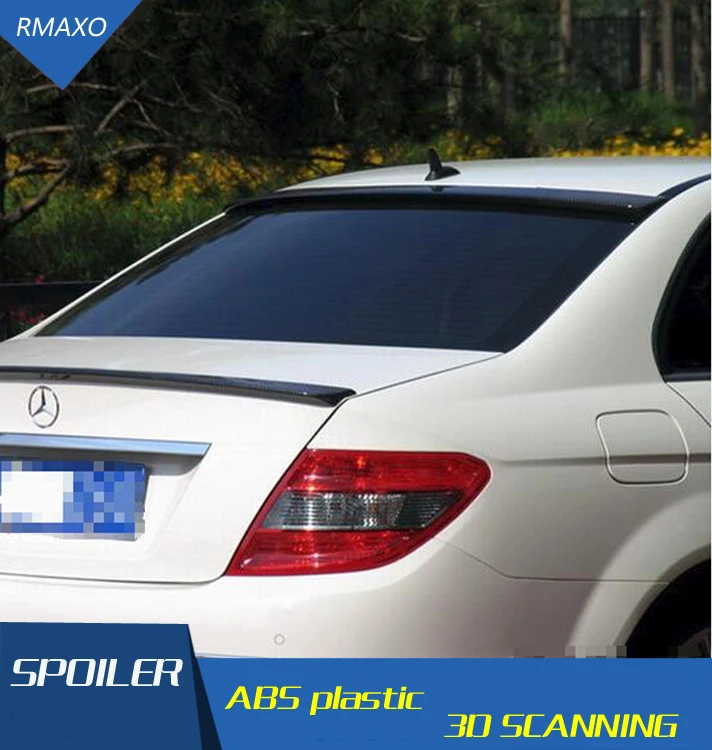 Спойлер на крышу для W204 спойлер заднего крыла из АБС пластика Benz C180 C200 C300 C74