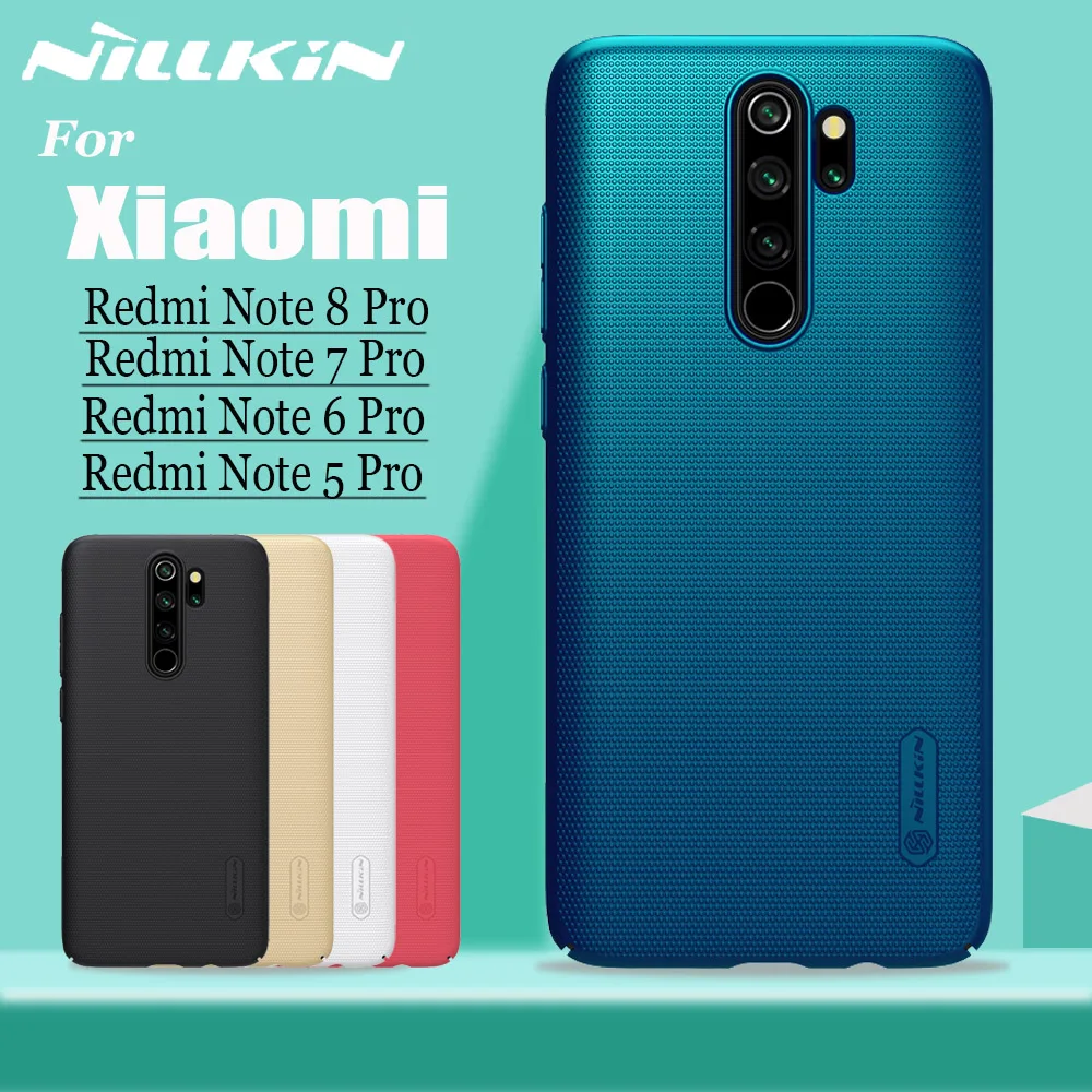 

Nillkin for Xiaomi Redmi Note 8/7/6/5 Pro Case Cover Frosted Shield Hard PC Phone Back Case on Redmi Note8 Note7 Note6 Note5 Pro