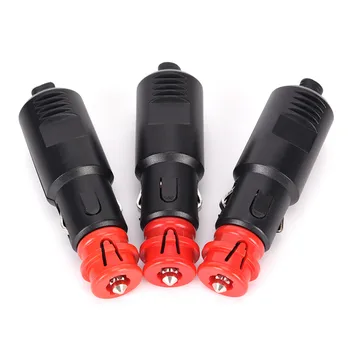 

Hot sale 1pc Universa 12V 24V Car Cigarette Lighter Plug Socket Power Plug Connection Male Adaptor Auto Interior Part