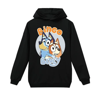 

Spring and autumn children's cartoon Thank You NHS bingo bluey cotton long-sleeved christmas t shirt jacket hoodie clothing