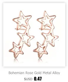 Новинка 17 стильные геометрические серьги-гвоздики цвета розового золота для женщин кресты Сова пятизвездочное сердце Усы Микки серьги-гвоздики с животными