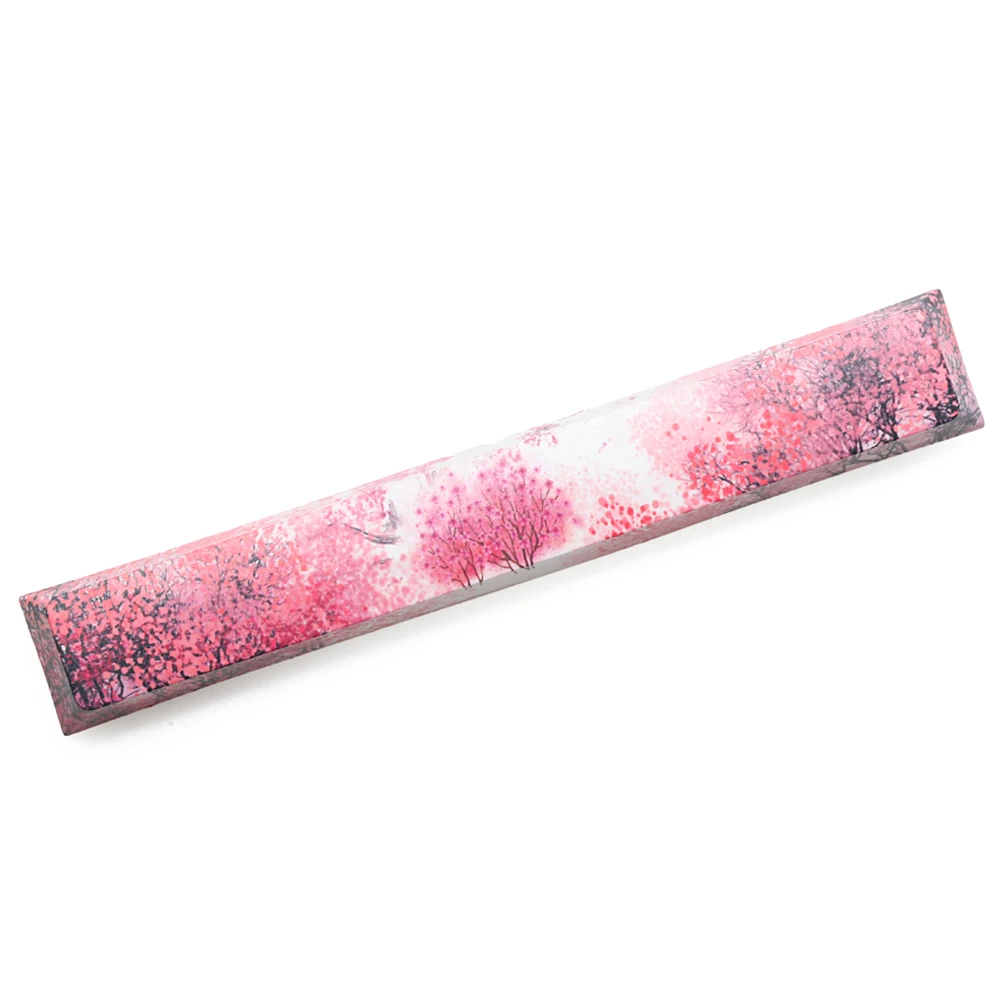 Novelty allover dye subbed Keycaps spacebar pbt custom mechanical keyboard plum blossom miku snowman ink painting matrix Opera
