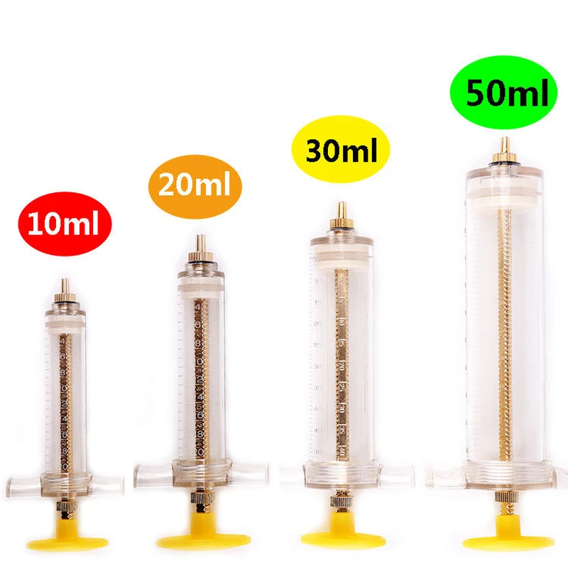 Reusable Syringe Disposable Syringe 10/20/30/50/100ml Veterinary Plastic Steel Syringe Fine Syringe Feeder Tools Pet Bird Parrot Animal Feeding Accessories