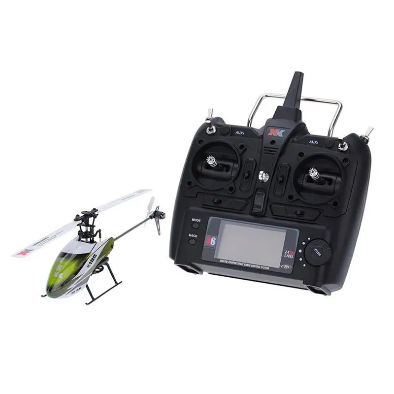 

Rc Drone Xk K100 6G 6Ch 6 Channels System Brushless Motor Rc Helicopter Crash Resistant Rc Toys for Boy Kids Gift