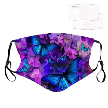 

1pc Unisex Breathable Printed Mask Outdoor Cycling Mascarillas To Prevent Dust And Pm2.5 Easy-to-adjust Ear-hook Mask 2020 #E1