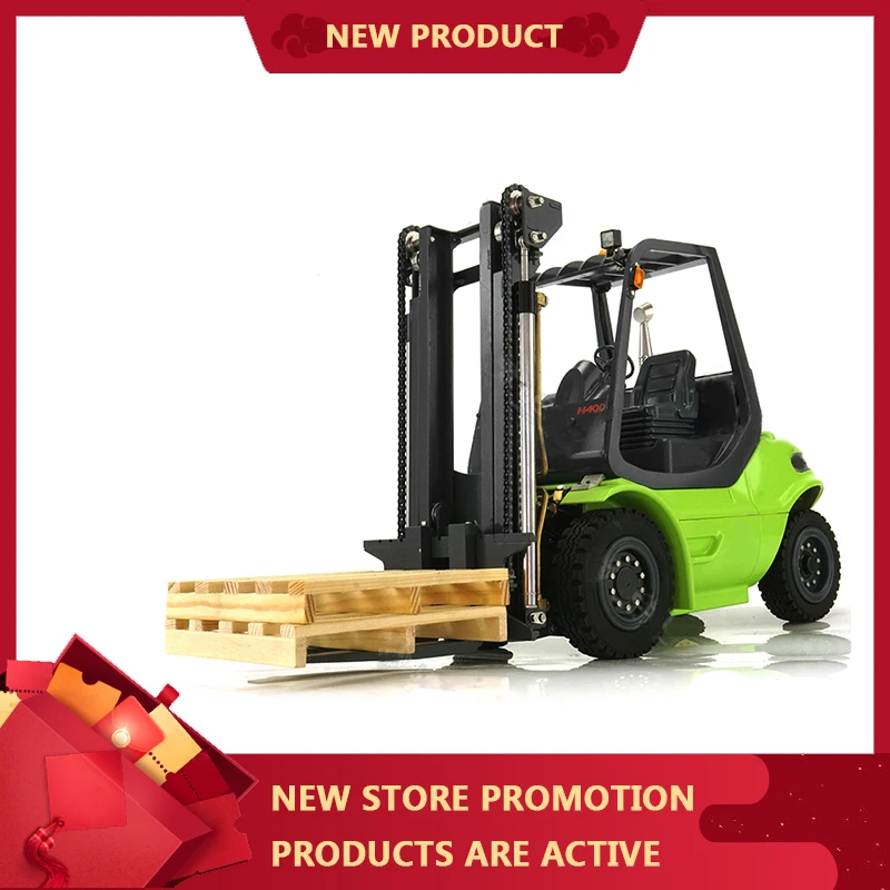 Big Sale 50 Off 1 14 Rc Hydraulic Forklift Simulation Metal Scale Forklift Model Warehouse Truck Engineering Truck Boy Gift Toy