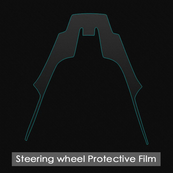 steering wheel Против царапин Автомобильная центральная консоль панель управления Комплект внутренняя отделка защитная пленка наклейка для Volvo v60- аксессуары - Название цвета: steering wheel