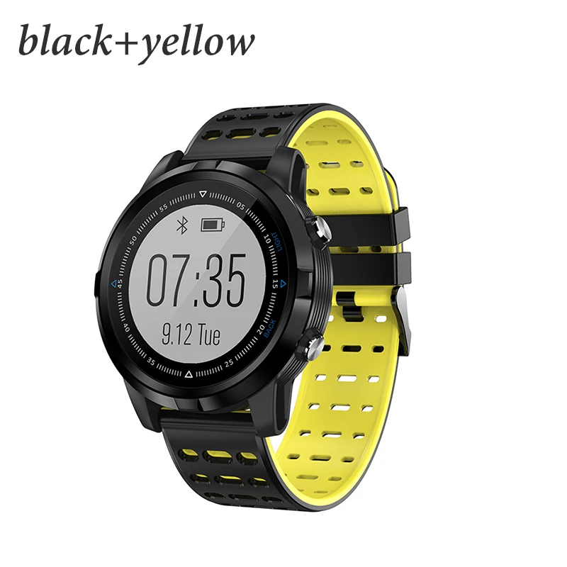 blackish jaundice N105 Смарт-часы gps отслеживание движения запись мониторинг сердечного ритма несколько спортивных режимов полный экран сенсорный водонепроницаемый смарт-часы - Цвет: blackish jaundice