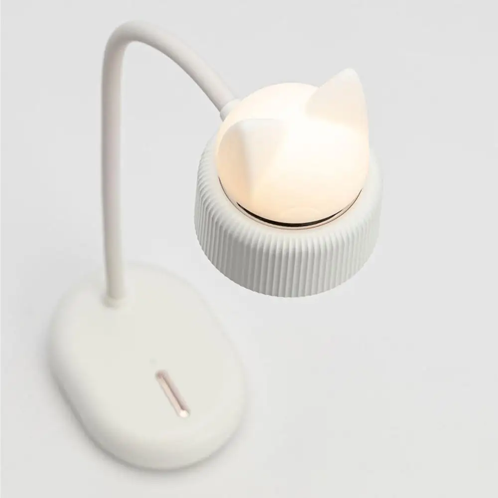 

Creative Silicone Cat Table Lamp Warm Light Eye Protection Led Night Light Usb Desktop Book Light Portable