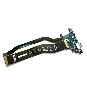 

10 sets Charger Port Dock Board USB connector cable main flex connector USB LCD flex For Samsung Galaxy S20 Plus G986U G9860