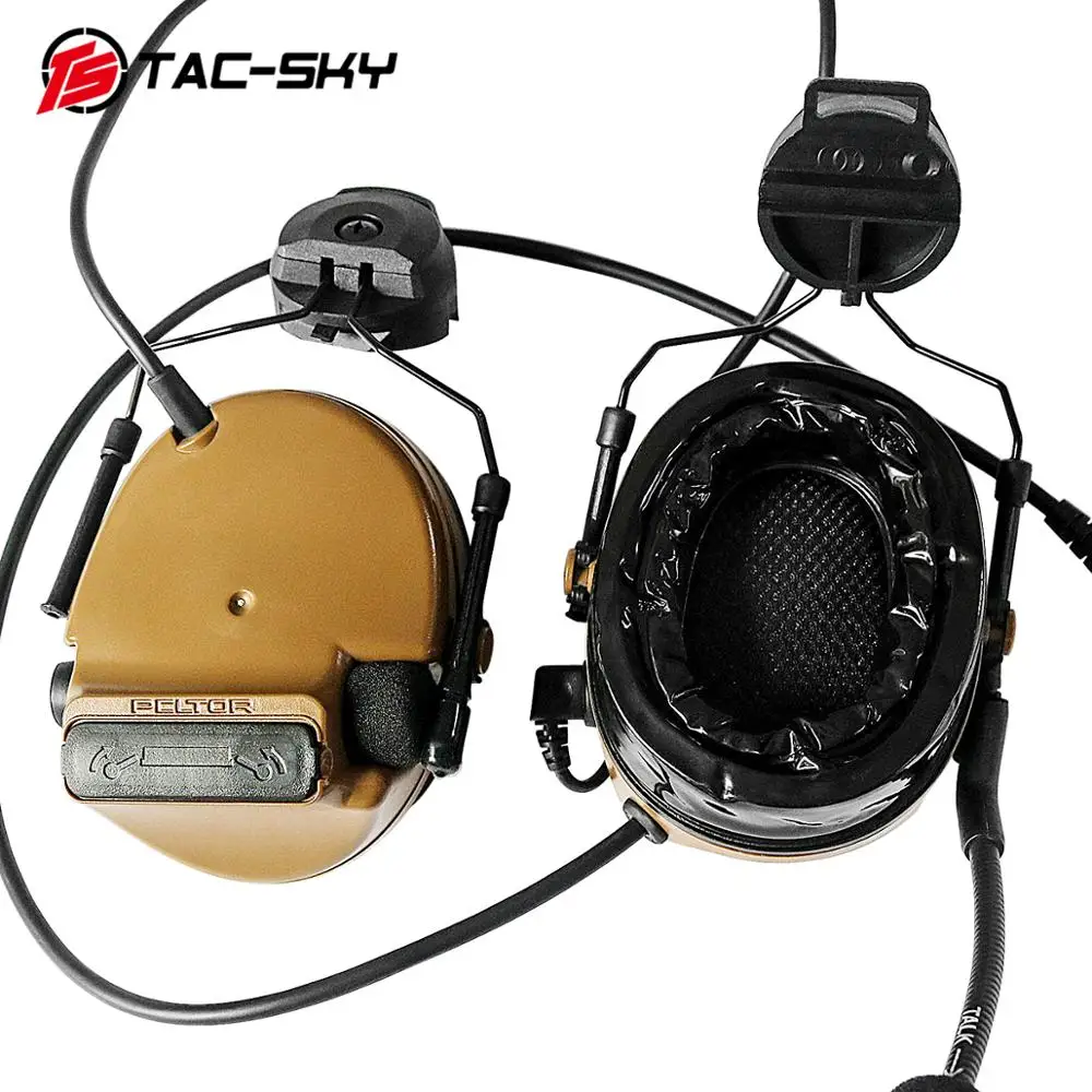 TAC SKY COMTAC III держатель для шлема силиконовые наушники и внутренняя связь PTT U94 со