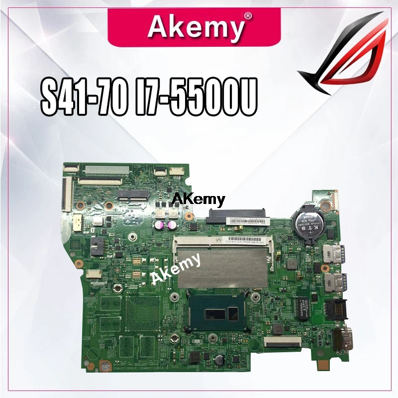 

FOR Lenovo S41-70 U41-70 i2000 Laptop motherboard CPU I7 5500U DDR3 integrated graphics card 100% test OK