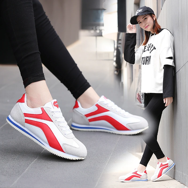 New Unisex Autumn Leather Casual Sneakers Women Breathable Flat Wear-resistant Walking Shoes Men Jogging Agam Sports Shoes
