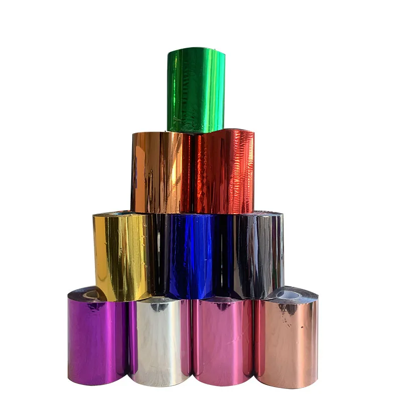 

Free shipping 1 Roll 8cmx120M 10 Colors Hot Stamping Foil Heat Transfer Napkin Gilding PVC business Card Emboss