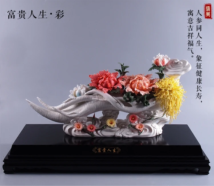 

crafts decor hand wedding cutting dies home Home Furnishing decoration creative arts and crafts Dehua ceramic gift wedding gift