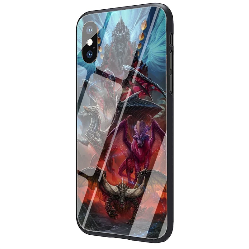 Чехол для телефона EWAU Monster Hunter из закаленного стекла для iPhone 5 5S SE 6 6s 7 8 Plus X XR XS 11 pro Max - Цвет: G4