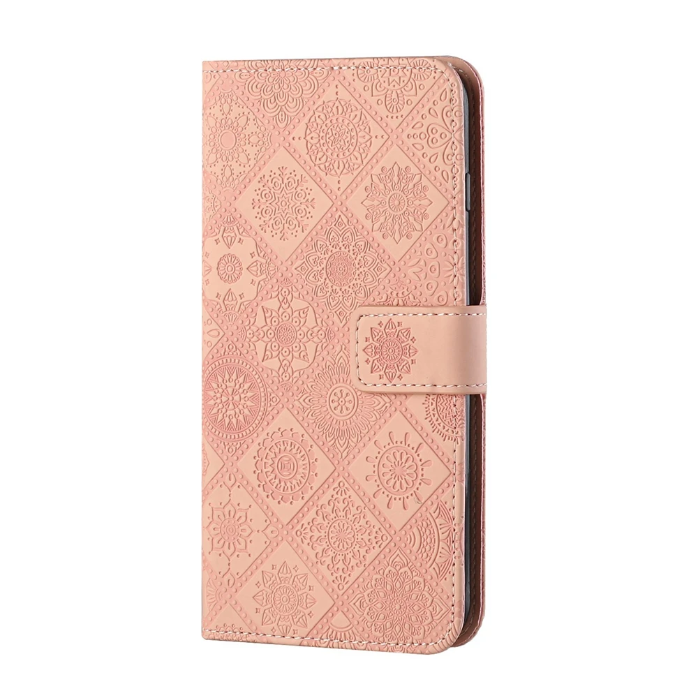 for Funda Huawei PSmart Y7A Luxury Wallet Phone Case for Huawei P Smart 2021 Case Fashion Totem Magsafe Leather Flip Cover Women cute phone cases huawei