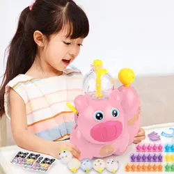 Милый Свинья детей DIY волшебный липкий шар Забавный надувной пузырь детская игрушка Новинка