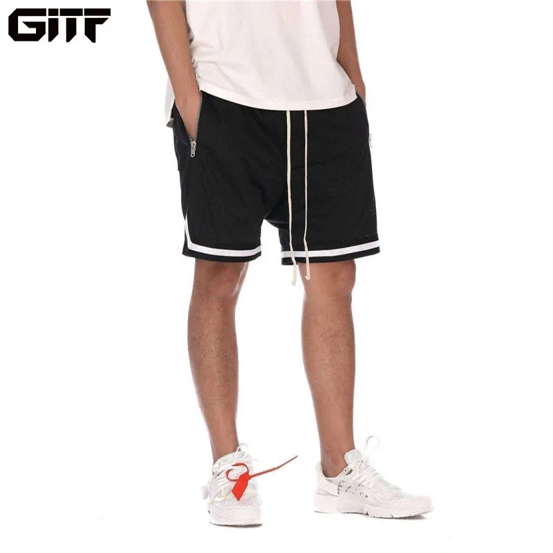 

GITF Summer Running Shorts Men Sports Jogging Fitness Shorts male Sport Beaching Mesh Swimwear Mens Gym Shorts Short Pants