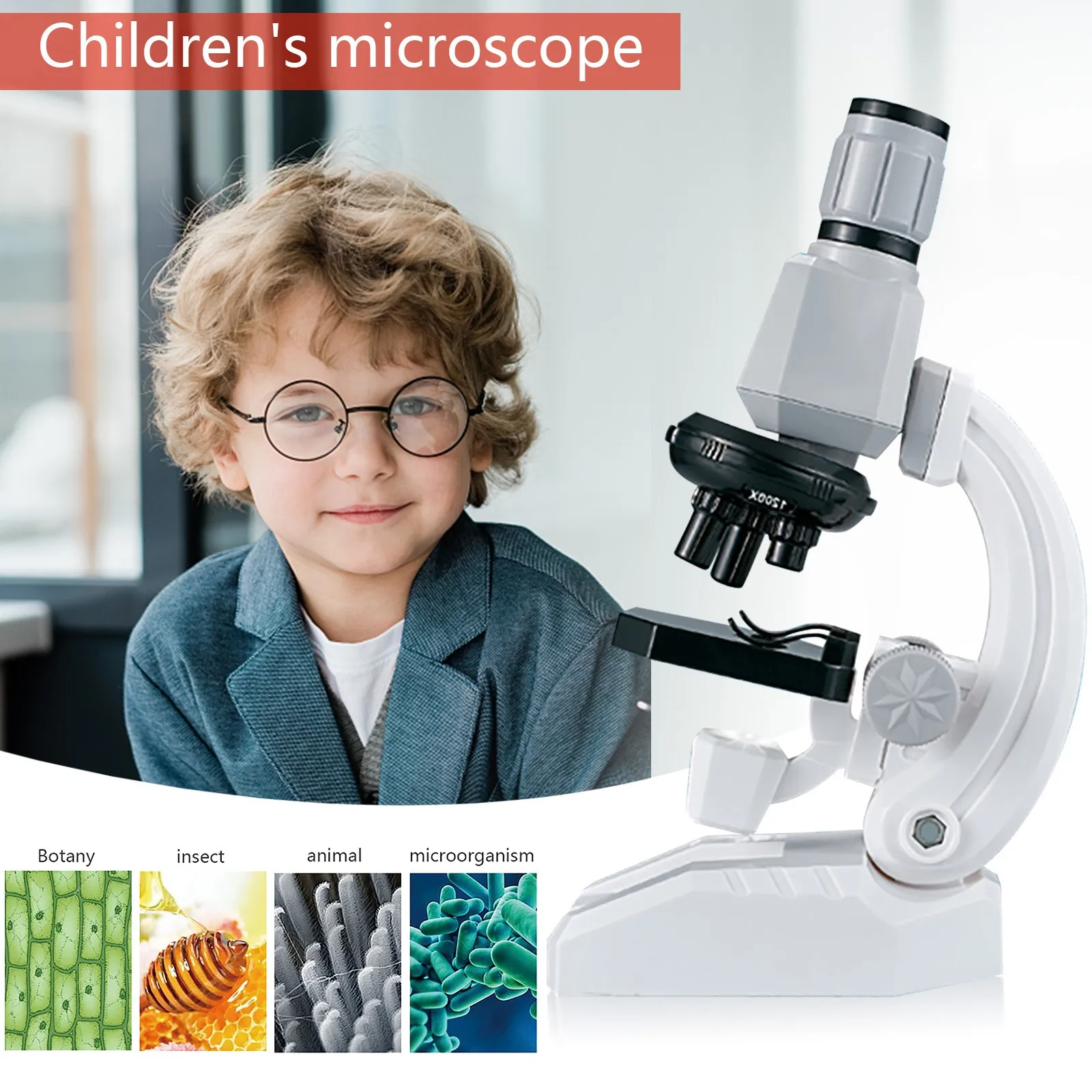 

Children's educational toys Science Kits for Kids Microscope Plastic Beginner Microscope Kit kids science experiment kit