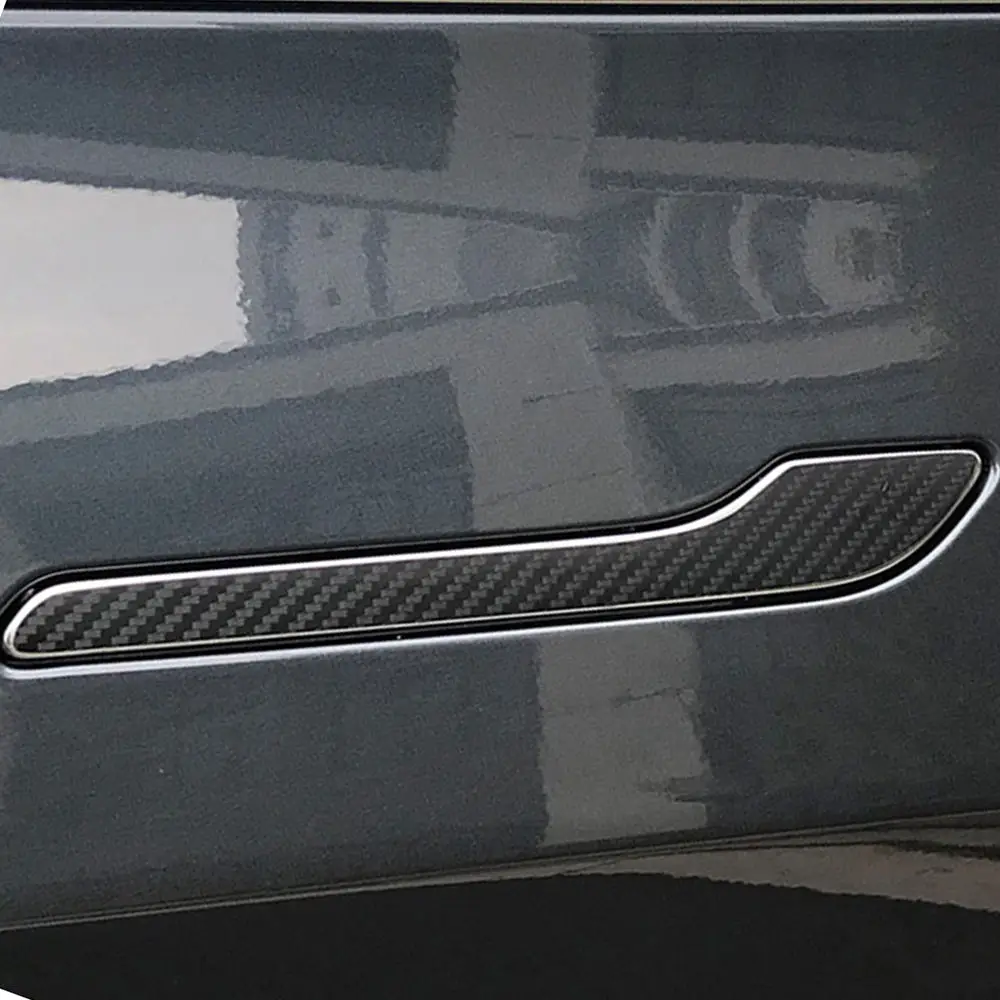 4X украшение для дверной ручки покрытие стикер отделки подходит Tesla Model3