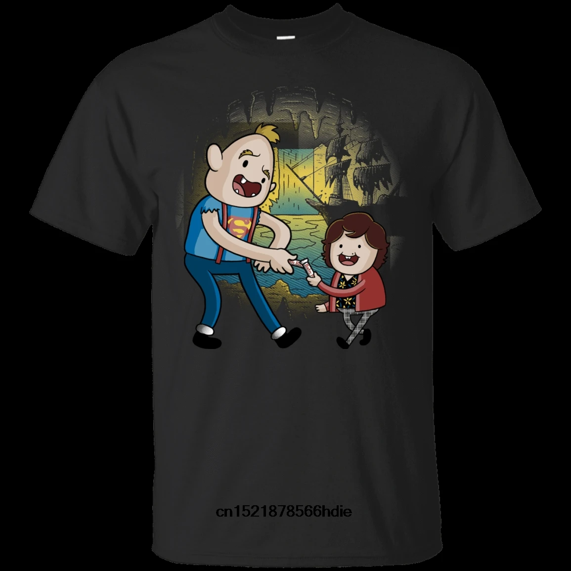Новая мужская футболка с принтом PHIKING хлопковая Футболка Goonies Time(1) женская футболка с круглым вырезом и коротким рукавом