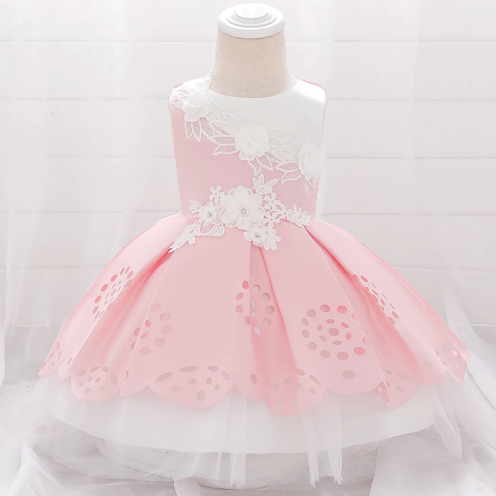 Одежда для маленьких девочек; платье принцессы для новорожденных на первый День рождения; платье на крестины для маленьких девочек; свадебное платье; вечерние платья для девочек
