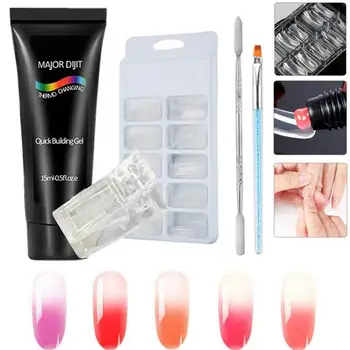 

Manicure Extension Kit Nail Builder UV Gel Polish Quick Building Set Acrylic Kit Poly Gel Nail Kit Quick Building Gel