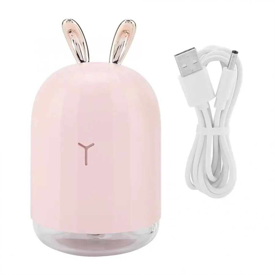 Розовый Luchtbevochtiger USB мультяшная форма мини увлажнитель масла диффузор очиститель воздуха для ароматерапии Автомобильный увлажнитель/распылитель Fogger - Цвет: Розовый