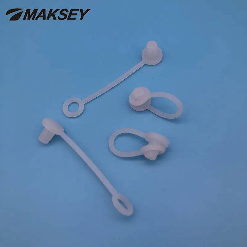 MAKSEY пробки из силиконовой резины с ремнем 8 мм 0,31 дюйма, уплотнительные кольца с высокой температурой и ручкой