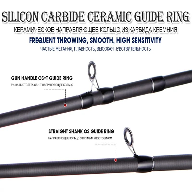 FX Spinning Casting Fishing Rod Perigee 3 Section Travel Ultra Carbon MF spinning fishing fish 2.1m 2.4m black Lure Rod