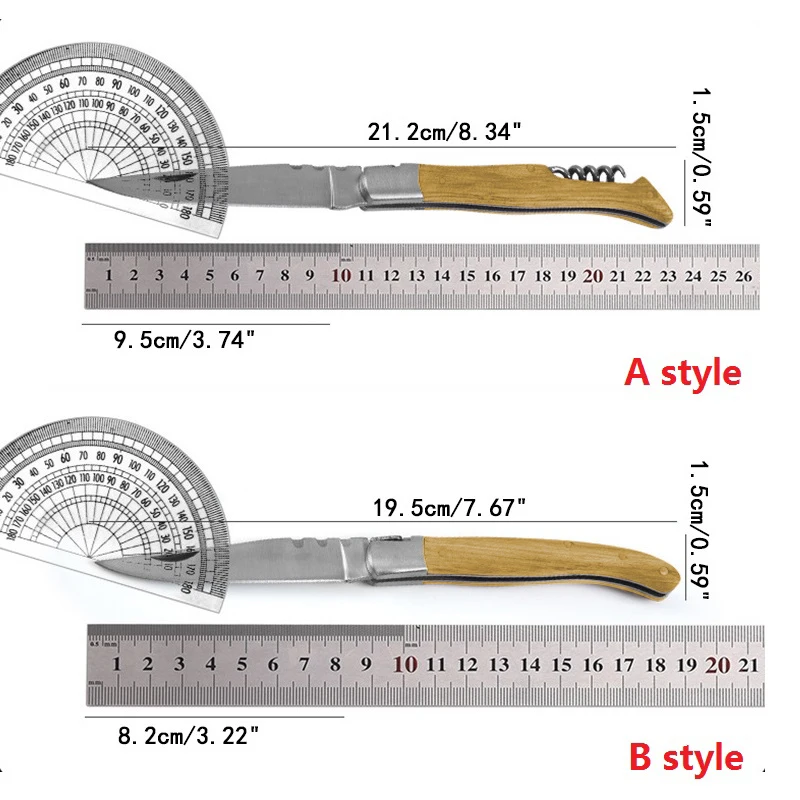 Laguiole Wood Folding knife Japanese Fold Wine Pocket Carry knives Portable Fruit Dinner Steak Survival Outdoor Picnic Tool pocket knife,steak knife,fruit knife